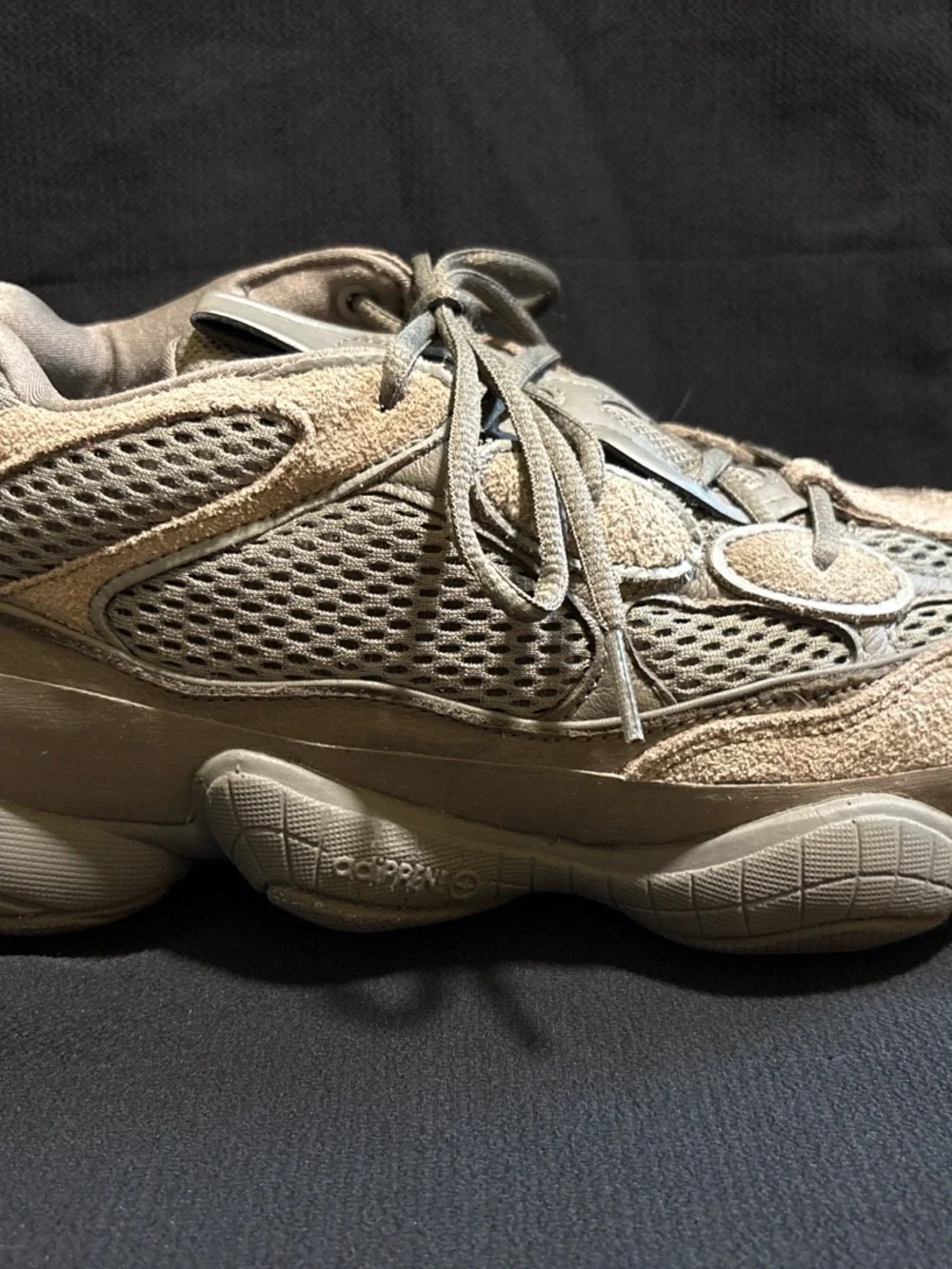 adidas Yeezy 500 Taupe Light GX3606 Size 11 Kanye West Authentic Sneakers